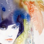 Watercolour Fashion Illustration Print by Cate Parr_2