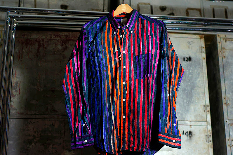 Nepenthes Loop Back Shirts with Bold and Vivid Stripes