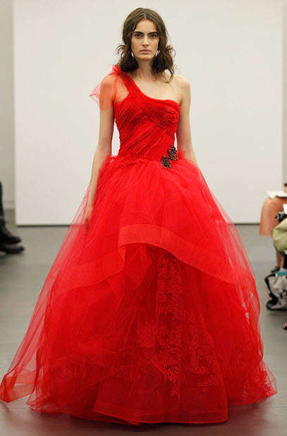 Red Wedding Dresses by Vera Wang_10