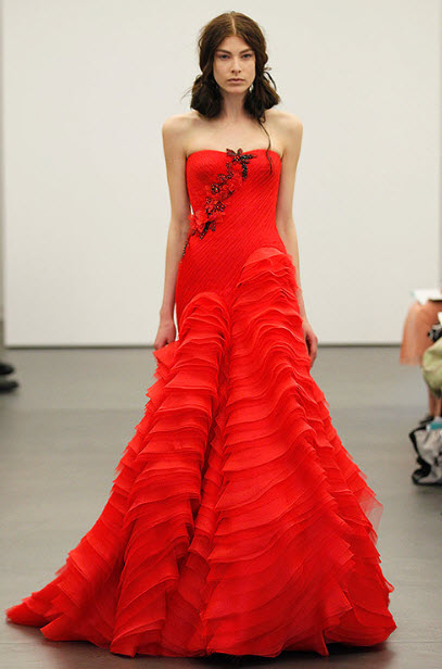 Red Wedding Dresses by Vera Wang_7