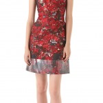 Floral Print Mini Prom Dresses by Peter Som