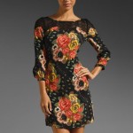Floral Print Mini Prom Dresses by Plenty by Tracy Reese