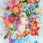 Colorful Mixed Media Drawings by Callie Fink_2