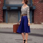 How to Wear Pleated Skirt