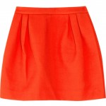 MIU MIU Cotton-twill Pleated Mini Skirt