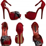 Red Designer Bridal Shoes, Shoe Republic Women's Nici Red