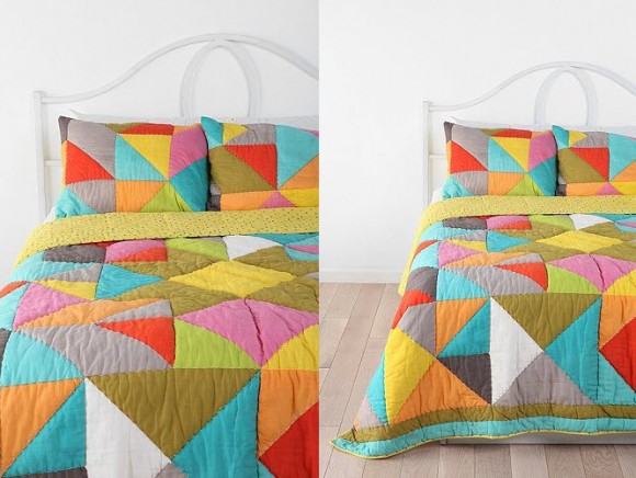 Beautiful Multi-colored Duvet Covers and Pillow Shams_3