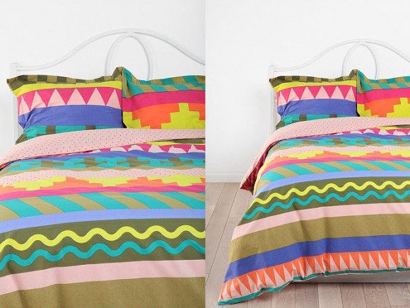 Beautiful Multi-colored Duvet Covers and Pillow Shams_5