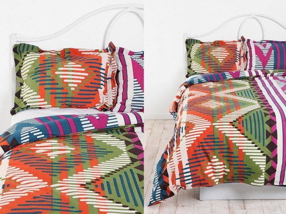 Beautiful Multi-colored Duvet Covers and Pillow Shams_6