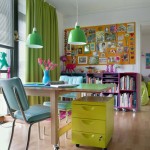Colorful Home Office Decor Ideas_5