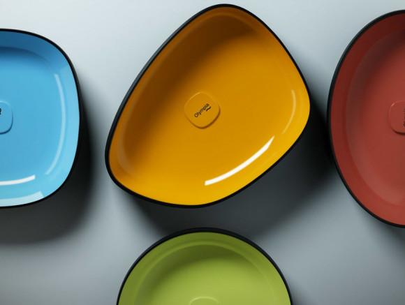 Colorful Countertop Wash Basins Metamorfosi by Olympia Ceramica_2
