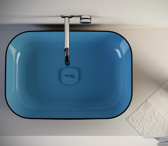 Colorful Countertop Wash Basins Metamorfosi by Olympia Ceramica_3