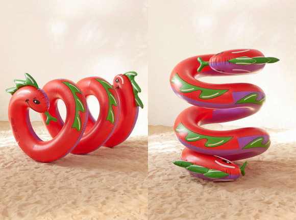 Curly Serpent Pool Float for Summer