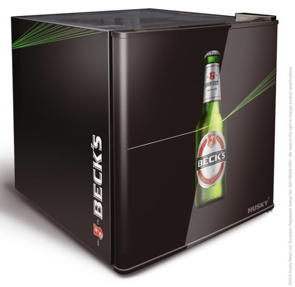 Husky Mini Countertop Fridge Becks