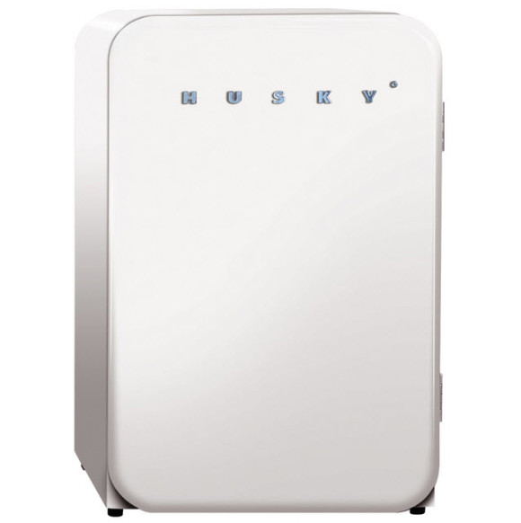 Mini Husky Retro Refrigerator Glacier White