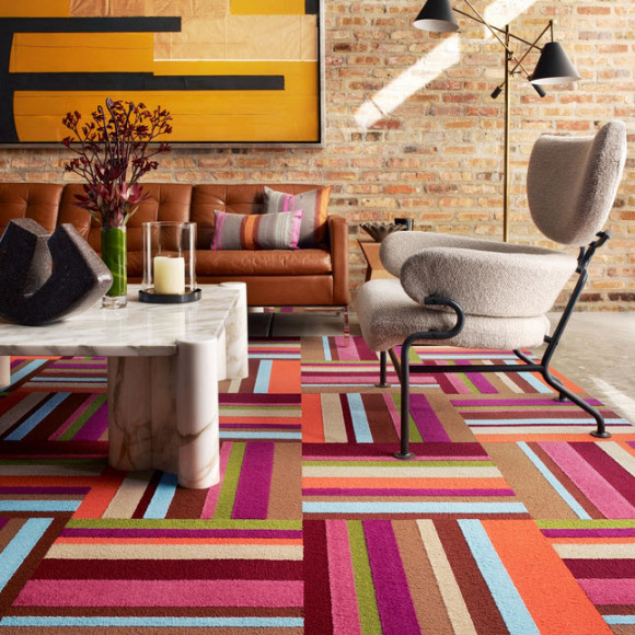 Colorful Modular Carpet Tiles from FLOR_1