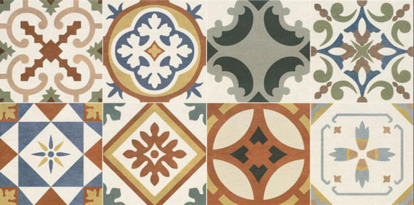 Colorful Patchwork Tiles From Walls and Floors_1