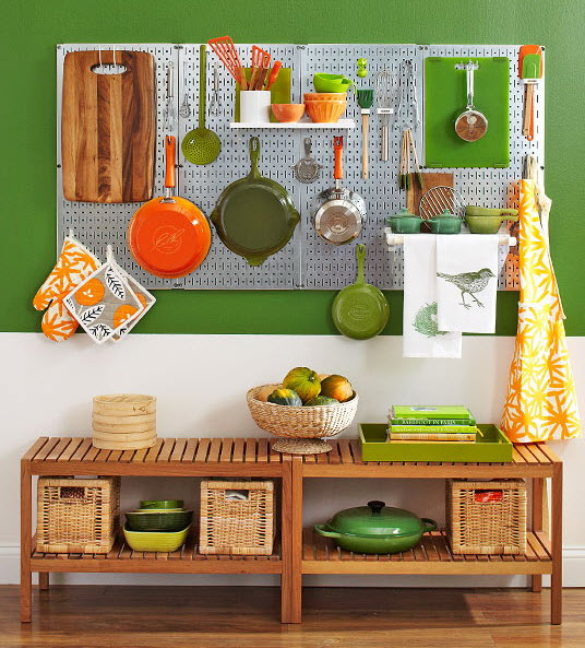 Practical, Creative, Decorative Pegboard Ideas for Kitchen