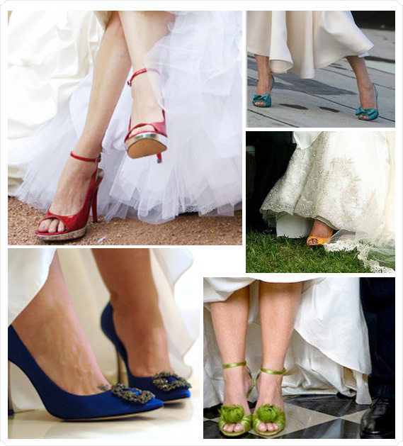 Sweet and Colorful Wedding Shoes 2