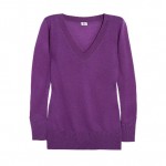 Iris & Ink Purple Cashmere sweater