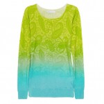 Jonathan Saunders Lilium Printed Silk and Cashmere-blend Sweater