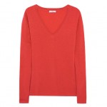 N.Peal Cashmere Vermillion Sweater